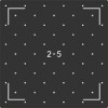 Трафарет для установки индикаторов через сверление 350x350x3 мм (конус D25)