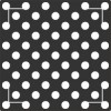 Трафарет для установки индикаторов через приклеивание 350x350x4 мм (конус D25)