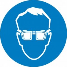 М01 "Работать в защитных очках"