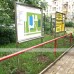 Вертикальная стойка для мнемосхемы с опорным поручнем, 905х1150мм