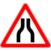 Дорожный знак 1.18.1 "Сужение дороги"