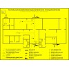 Тактильная мнемосхема с шрифтом Брайля, 620х820 мм