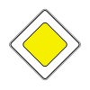 Дорожный знак "Главная дорога"