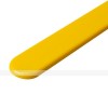 Тактильный индикатор из ПВХ без штифта 4х30х300 мм, гладкий  (желтый)