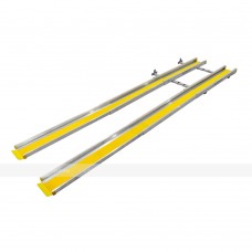 Пандус-книжка, телескопический, стационарный, с противоскользящим покрытием, алюминий, 2 мм Пандус-книжка, телескопический, стационарный, с противоскользящим покрытием, алюминий, 2 мм