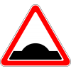 Дорожный знак 1.16.1 "Искусственная неровность"