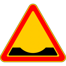 Дорожный знак 1.16.4 "Неровная дорога"