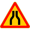 Дорожный знак 1.18.4 "Сужение дороги"