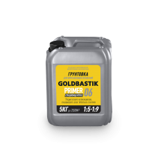 Грунтовка суперконцентрат бесцветная (профи) «GOLDBASTIK BS 06» (для впитывающих оснований)