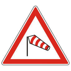 Дорожный знак 1.27 "Боковой ветер" Дорожный знак 1.27 "Боковой ветер"