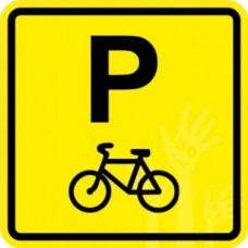 Тактильный знак пиктограмма "Парковка для велосипедов"