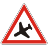 Дорожный знак 1.30 "Низколетящие самолеты"